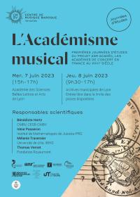 [Journée d’étude ANR ACADÉC] L’académisme musical