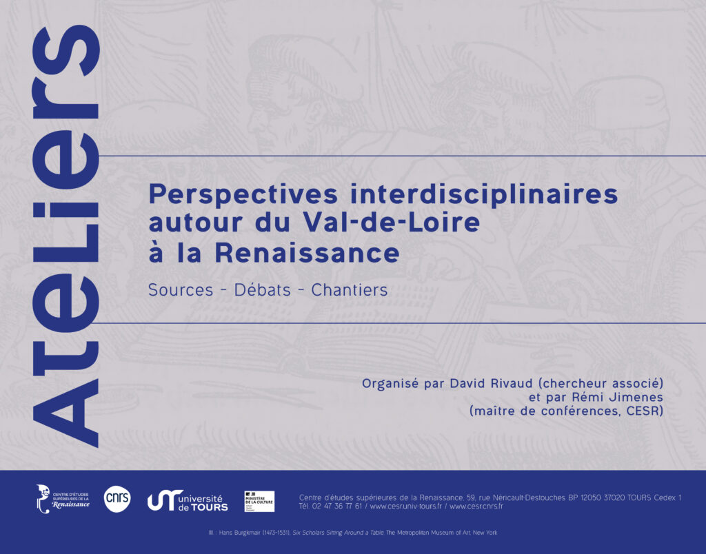 [Ateliers] Perspectives interdisciplinaires autour du…